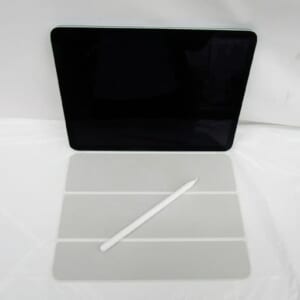 Apple タブレット iPad Air 11インチ Wi-Fi 128GB 2024年春モデル MUWD3J/A ブルー カバー+ApplePencil Pro付 中古品