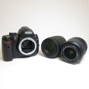 Nikon ニコン デジタル一眼レフカメラ D5000 AF-S DX 55-200mm F4-5.6G ED VR 18-55mm F3.5-5.6G VR 中古品
