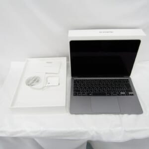 Apple MacBook Air Retina 13.3インチ MGN63J/A スペースグレイ M1/8GB/SSD256GB ※BT修理サービス推奨表示 中古品