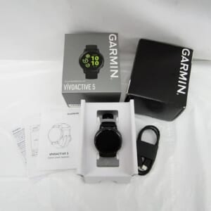 GAMIN ガーミン スマートウォッチ フィットネス GPSウォッチ vivoactive 5 010-02862-40 Black/Slate 中古品