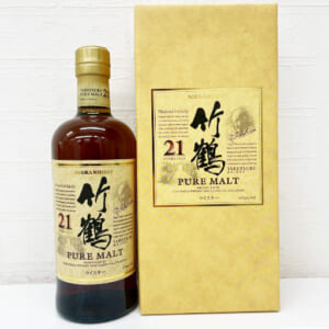 竹鶴 21年 ピュアモルト 箱有り(21年表記あり箱のみ)