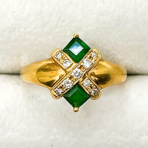 エメラルドリング 0.53ct