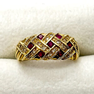 ルビーリング 0.36ct