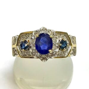 サファイアリング 0.69ct