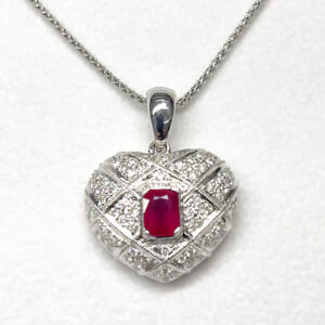 ルビーネックレス 1.07ct