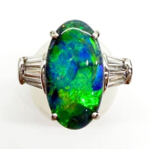 ブラックオパールリング 2.89ct