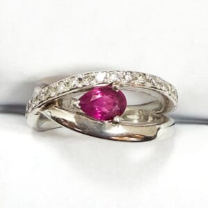 ルビーリング 0.430ct
