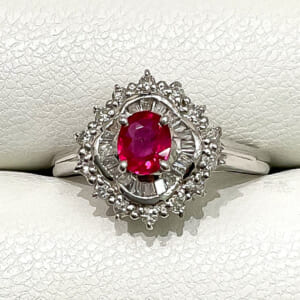 ルビーリング 0.36ct