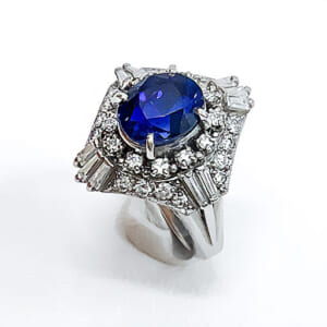 サファイアリング 3.83ct