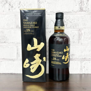 山崎 18年 シングルモルト ホログラムシール有 山崎(QRコード)シール付