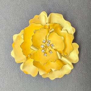 ダイヤモンドブローチ 0.21ct