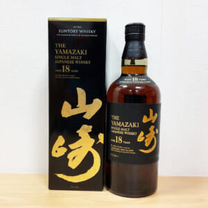 山崎 18年 シングルモルト ホログラムシール有 山崎(QRコード)シール付