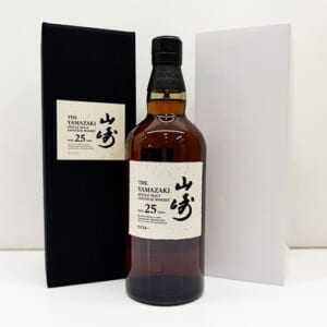 山崎 25年 シングルモルト 新型 ホログラムシール有 山崎(QRコード)シール付
