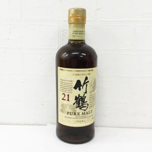 竹鶴 21年 ピュアモルト パウチ部分変色あり