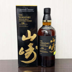 山崎 18年 シングルモルト ホログラムシール有 山崎(QRコード)シール有