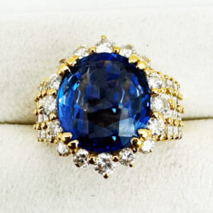 サファイアリング 9.970ct