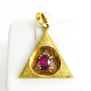 ルビーペンダントトップ 0.45ct