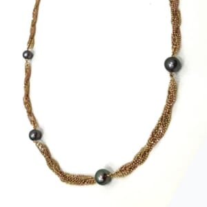 真珠ネックレス 9.8mm