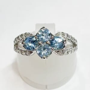 アクアマリンリング 0.87ct