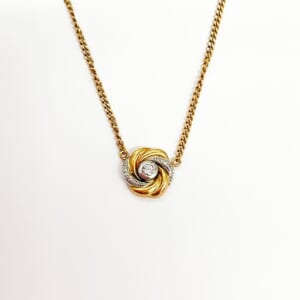 ダイヤモンドネクタイチェーン 0.10ct