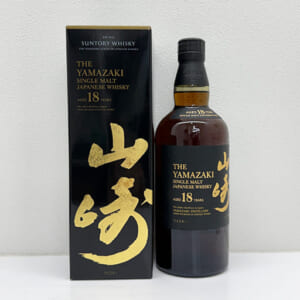 山崎 18年 シングルモルト ホログラムシール有 山崎(QRコード)シール有