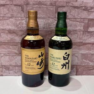山崎 12年 シングルモルト など2点