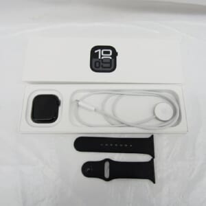 Apple Watch Series10 GPSモデル 42mm MWWE3J/A ジェットブラックアルミニウムケース+ブラックバンド S/M 中古品