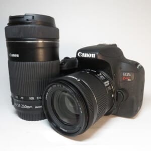 Canon キヤノン デジタル一眼レフカメラ EOS Kiss X9i ダブルズームキット 18-55 55-250mm 中古品