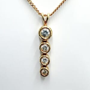 ダイヤモンドネックレス 0.41ct