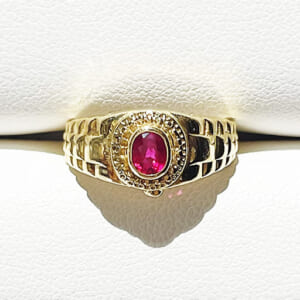 ルビーリング 0.362ct