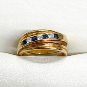 サファイアリング 0.17ct