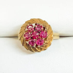 ルビーリング 0.58ct