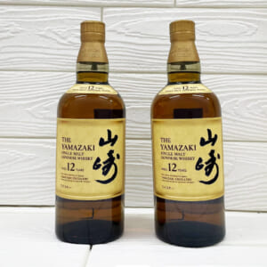 山崎 12年 シングルモルト など2点