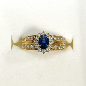 サファイアリング 0.87ct