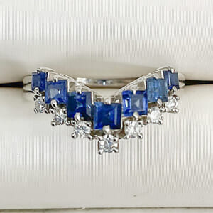 サファイアリング 0.71ct