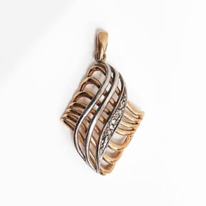ダイヤモンドペンダントトップ 0.027ct コンビ