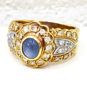 スターサファイアリング 1.108ct