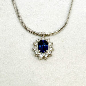 サファイアネックレス 1.36ct