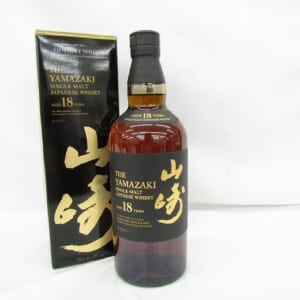 山崎 18年 シングルモルト 海外向けラベル 箱付