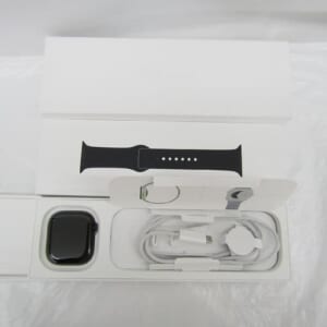 Apple Watch Series 11 GPSモデル 46mm MEUX4J/A ジェットブラックアルミ ブラックスポーツバンド M/L 中古品