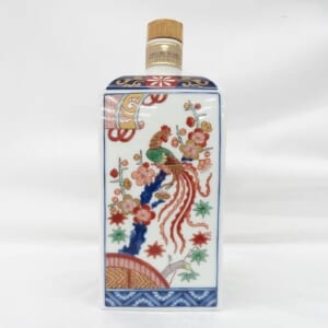 サントリー 特製ウイスキー 有田焼 古伊万里手染錦牡丹鳳凰絵
